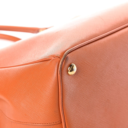 Prada Saffiano Large Galleria Double Zip Tote Papaya 8 of 13