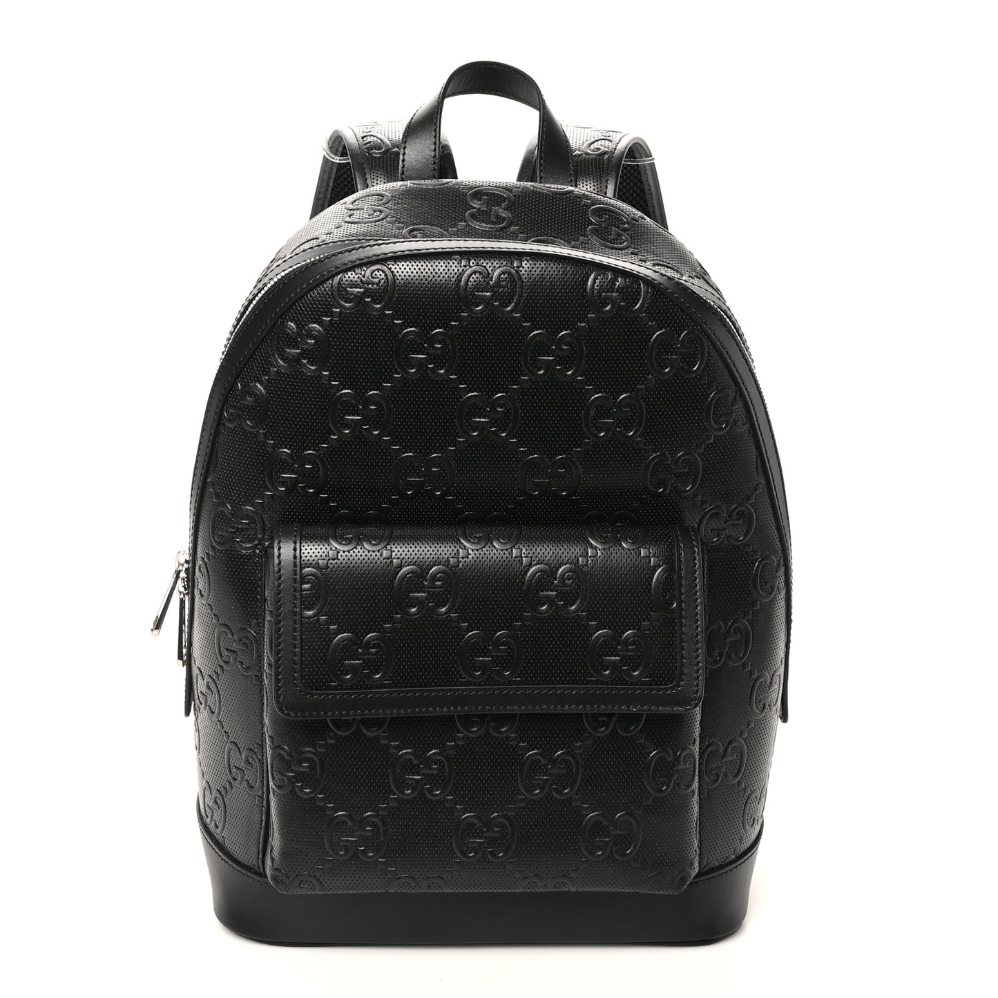 Calfskin GG Tennis Embossed Backpack Black