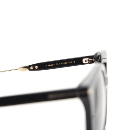 Tom Ford Round TF642-K Sunglasses Black 6 of 8