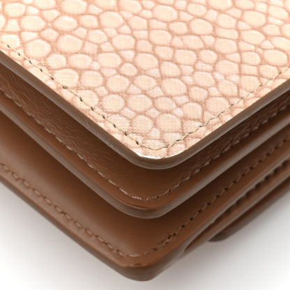 Burberry Calfskin Stingray Print Small TB Chain Bag Light Sand 15 of 15