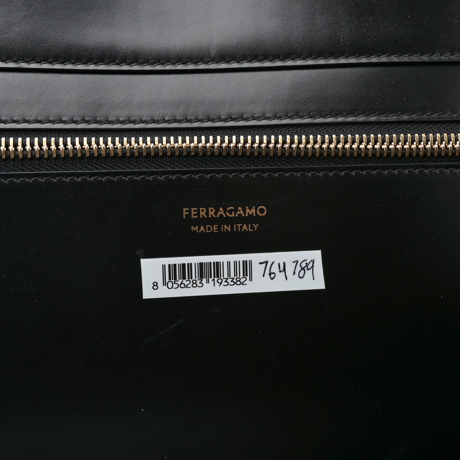 Salvatore Ferragamo Brushed Off Calfskin XL Gancini Buckles Tote Bag Black 6 of 13