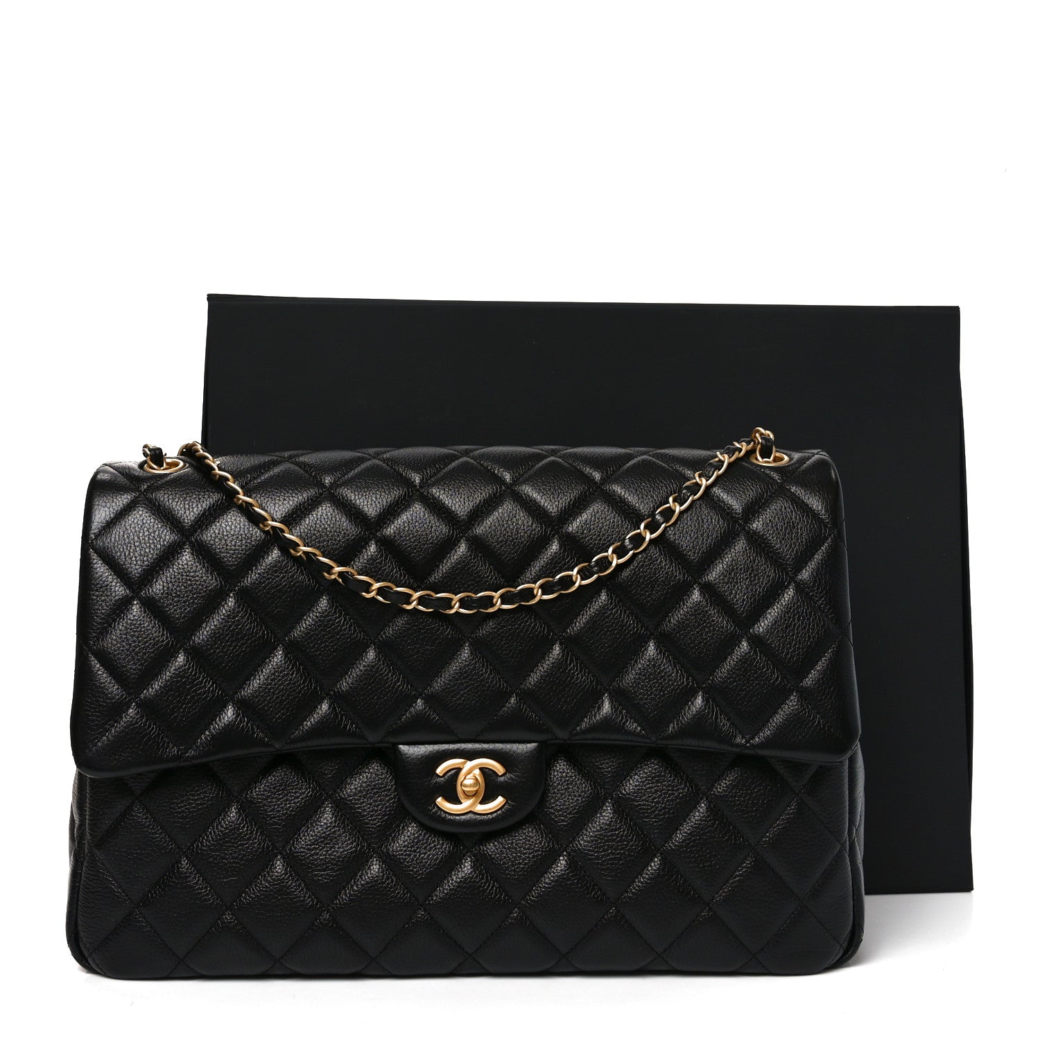 Chanel Caviar Quilted Small XXL Travel Flap Bag Black 11 of 11