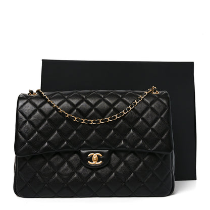 Chanel Caviar Quilted Small XXL Travel Flap Bag Black 11 of 11