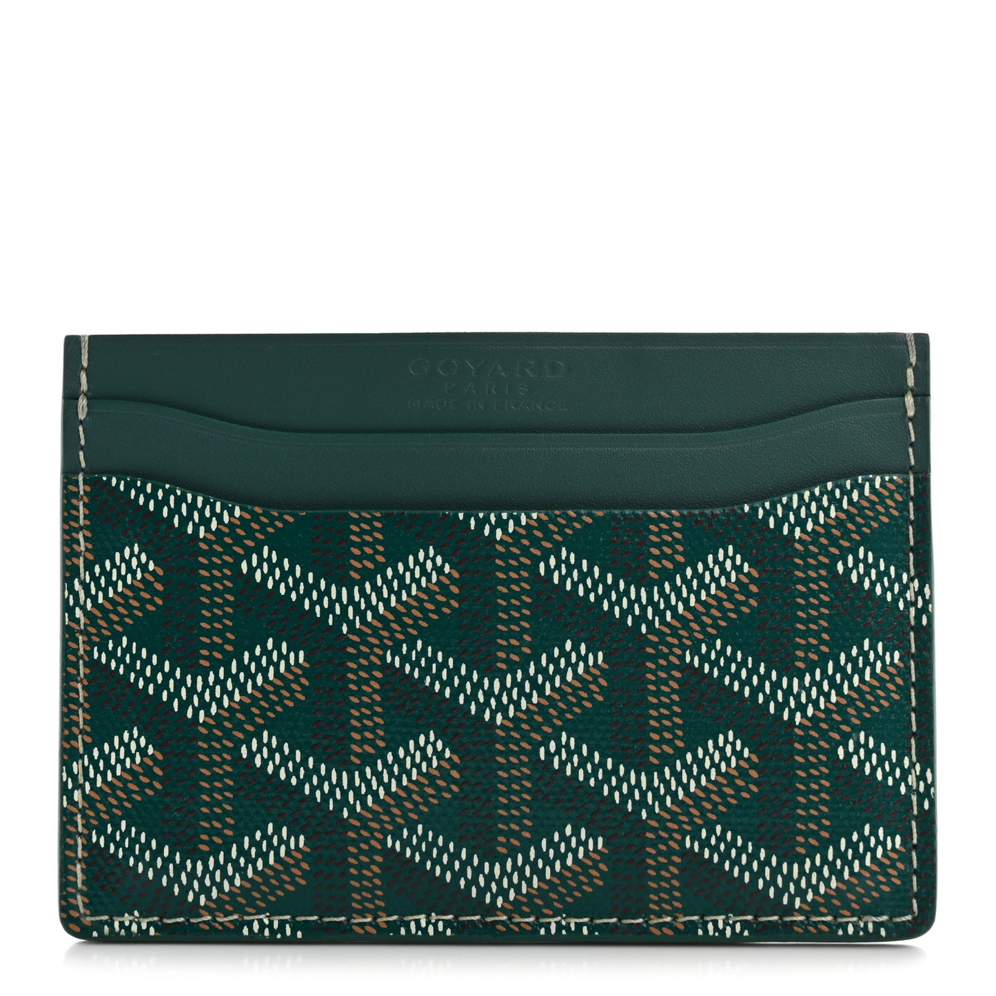 Goyardine Saint Sulpice Card Holder Green