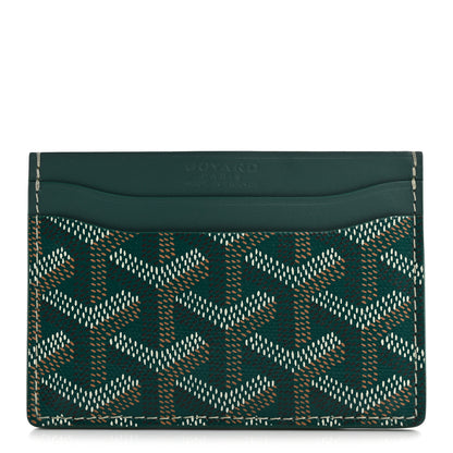 Goyard Goyardine Saint Sulpice Card Holder Green 1 of 8