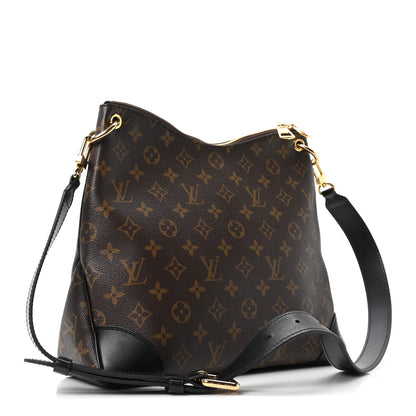 Louis Vuitton Monogram Odeon MM Black 3 of 9