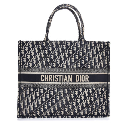 Christian Dior Oblique Book Tote Blue Multicolor 1 of 7