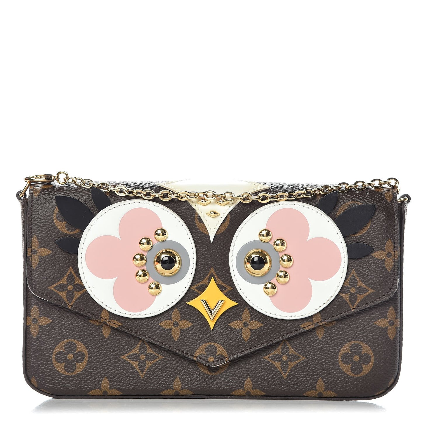 Monogram Lovely Birds Pochette Felicie Chain Wallet