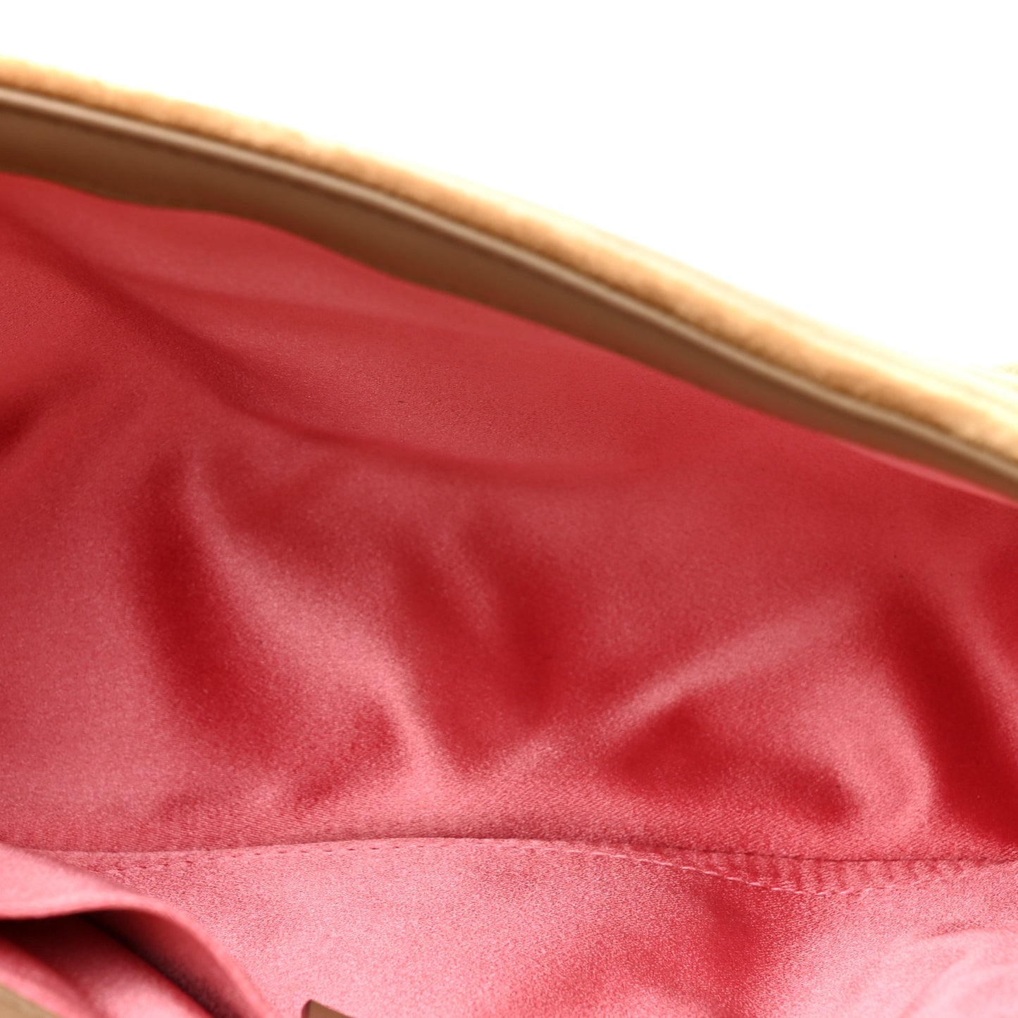 Velvet Matelasse Mini GG Marmont Shoulder Bag Taupe