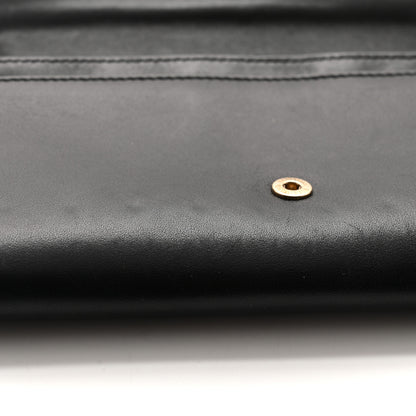 Valentino Garavani Vitello Rockstud Flap Wallet On Chain Black 12 of 15