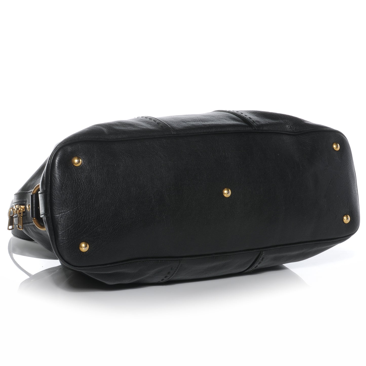 Leather Oversized Muse Black