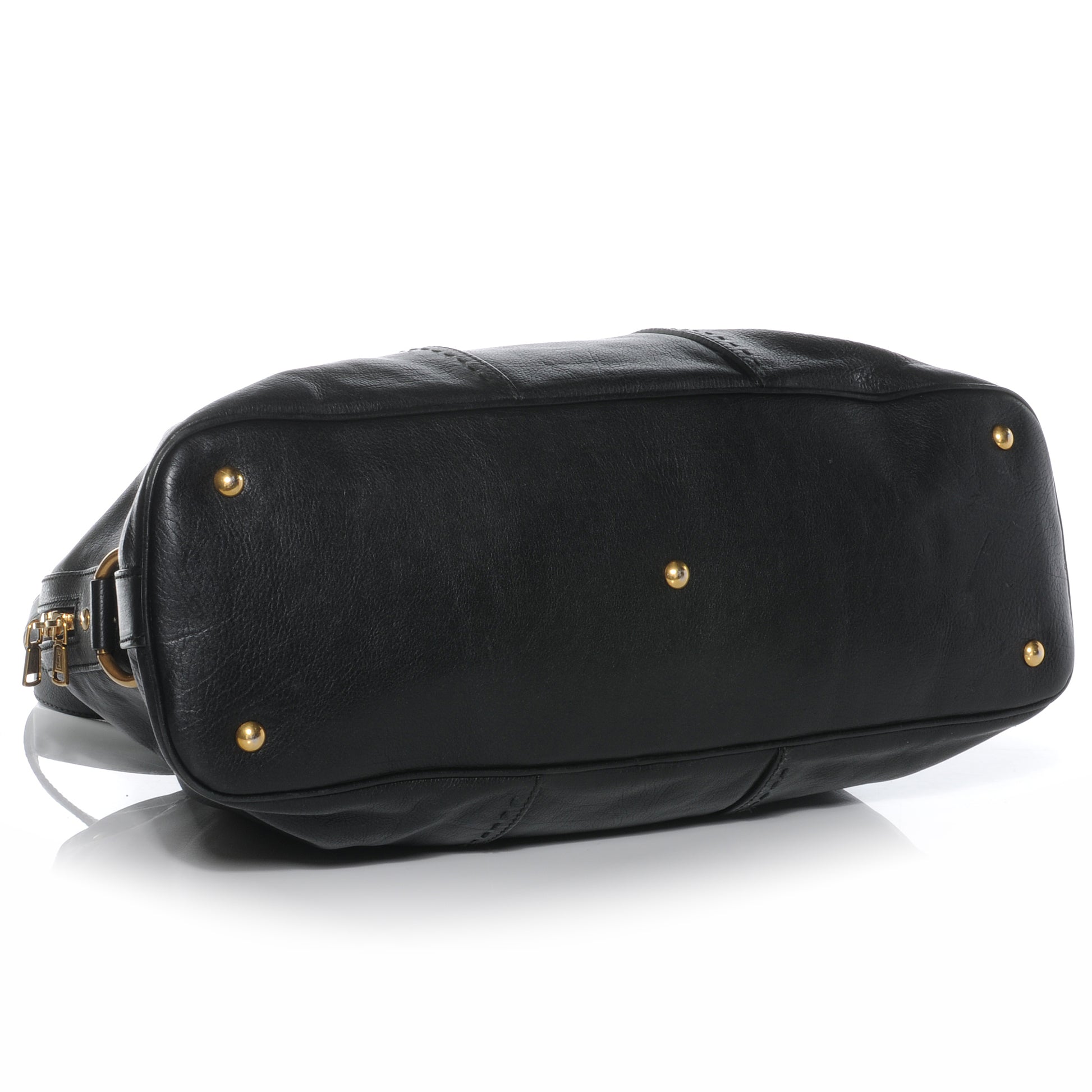 Saint Laurent Leather Oversized Muse Black 5 of 9