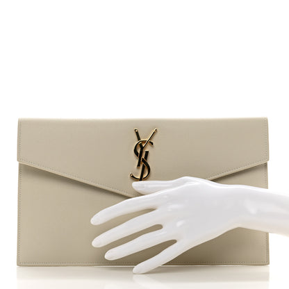 Saint Laurent Grain De Poudre Uptown Pouch Crema Soft 2 of 6