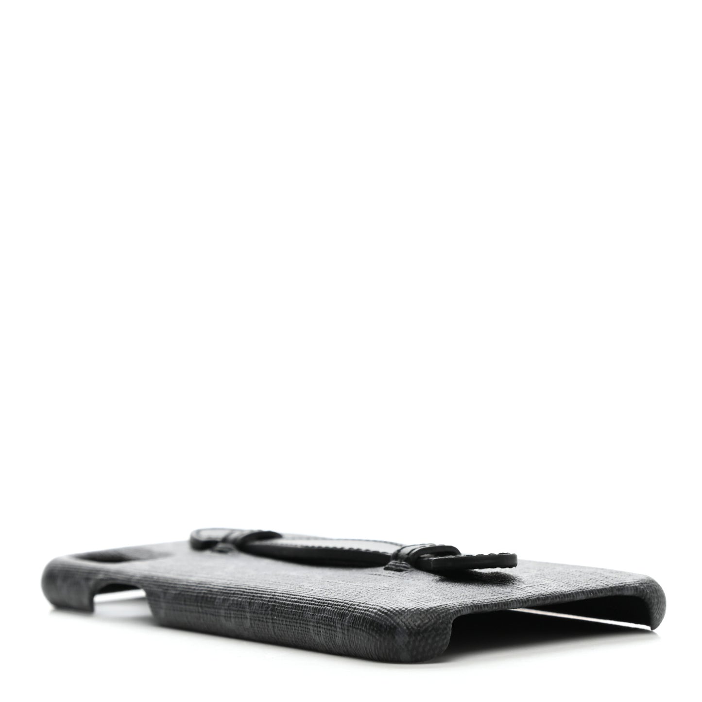 GG Supreme Monogram Top Handle iPhone X/XS Case Black