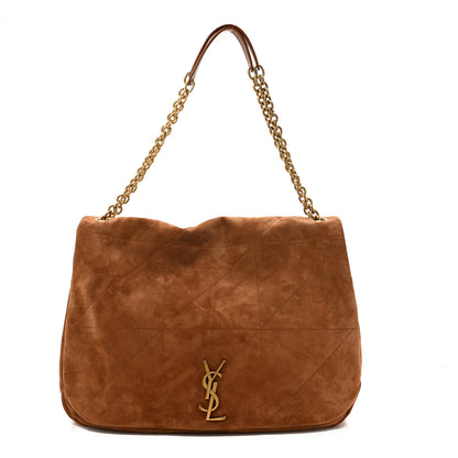 Saint Laurent Suede Matelasse Monogram Large Jamie 4.3 Snuff 1 of 10