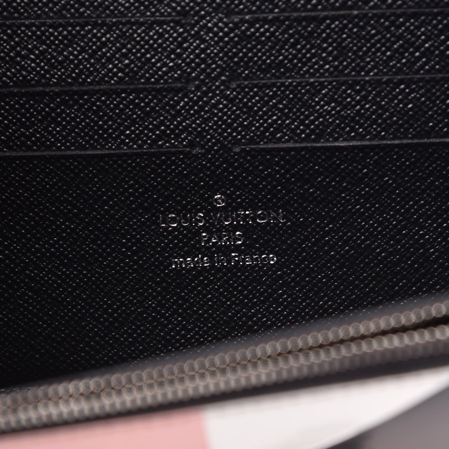Epi Reverse Monogram Twist Chain Wallet Rose Ballerine