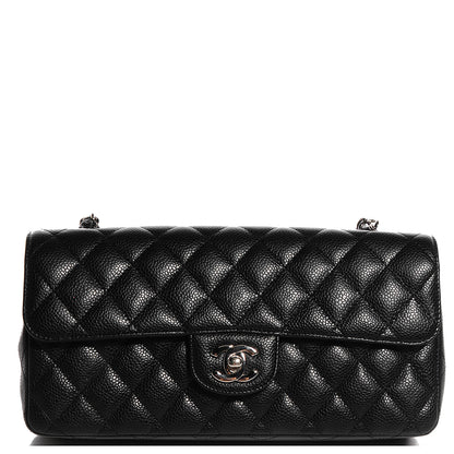 Chanel Caviar East West Flap Black 1 of 7