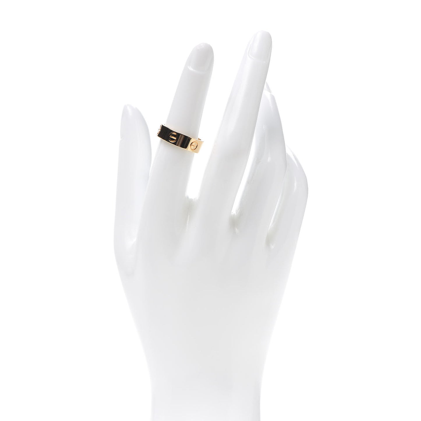 18K Yellow Gold 5.5mm LOVE Ring 52 6