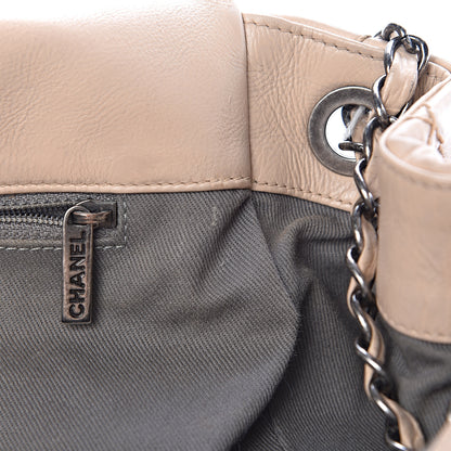Chanel Calfskin Stitch It Accordion Flap Beige 9 of 14