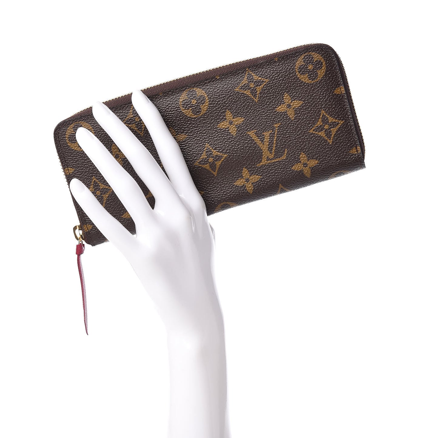 Monogram Clemence Wallet Fuchsia