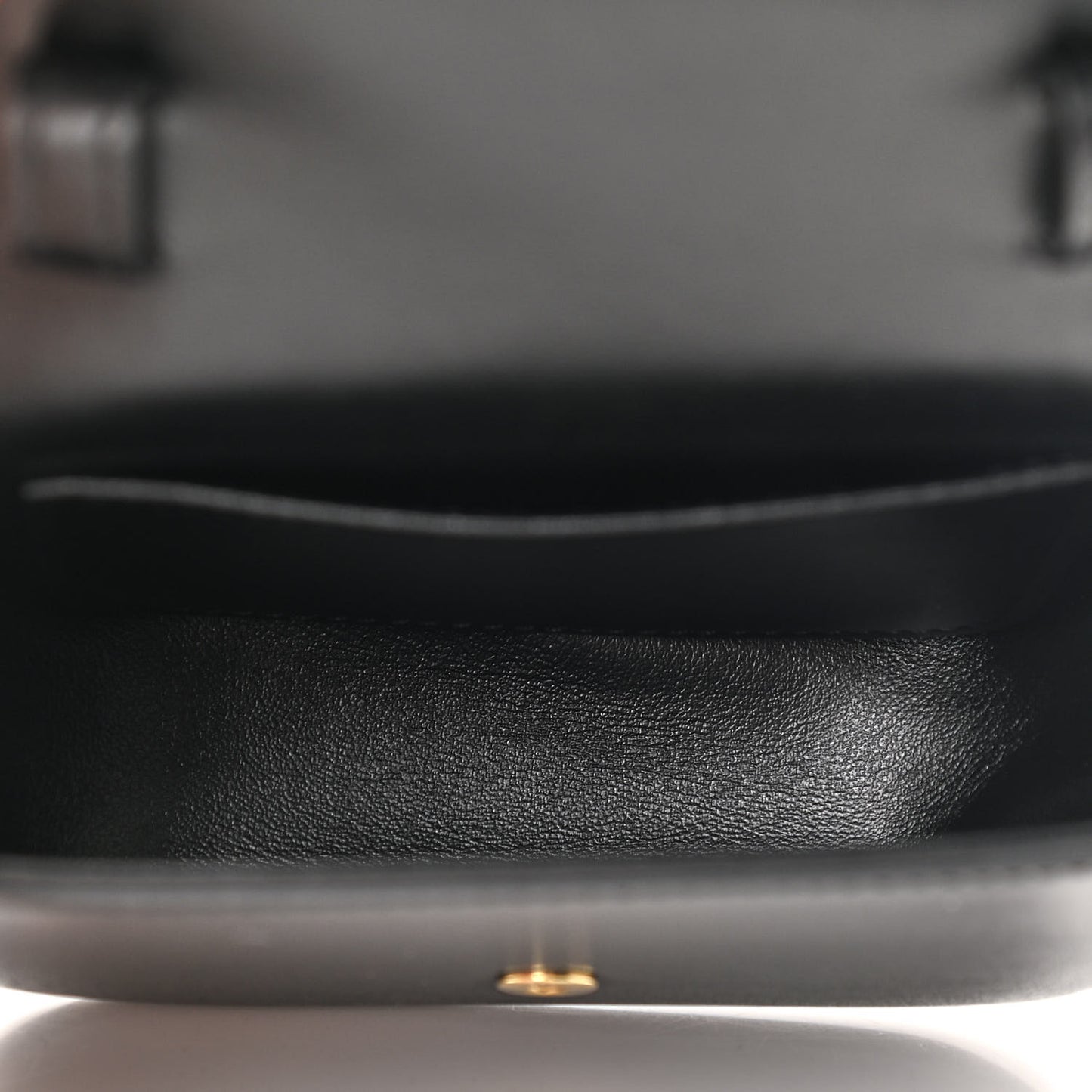Shiny Calfskin Mini Triomphe Black