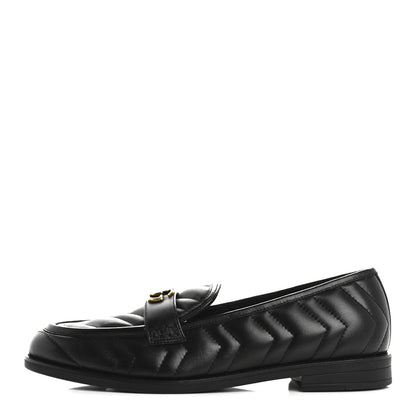 Gucci Nappa Matelasse Double G Marmont Loafers 41 Black 1 of 10