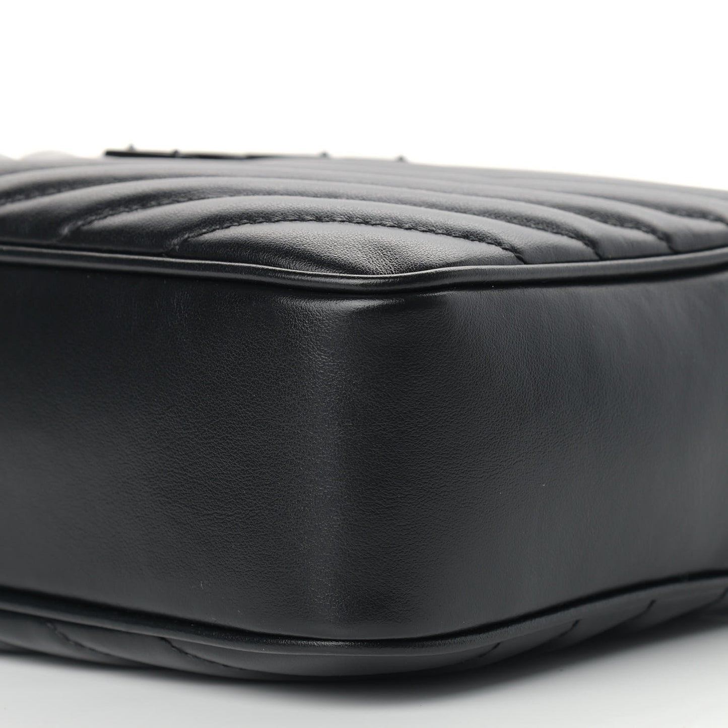Calfskin Matelasse Monogram Lou Camera Bag Black