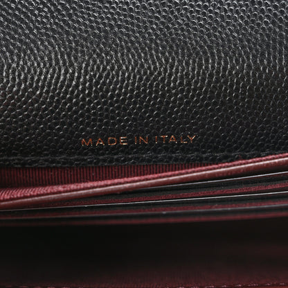 Chanel Caviar Quilted Medium Flap Wallet Black 7 of 9