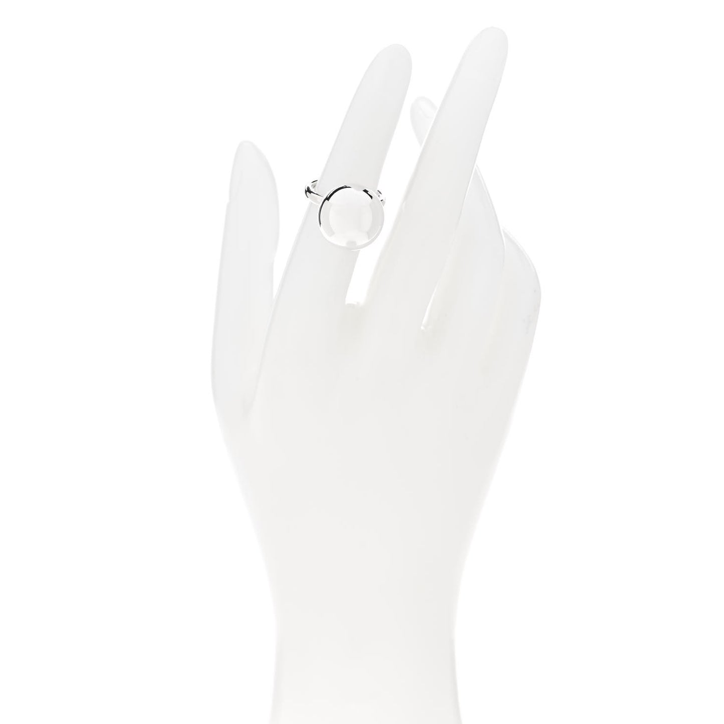 Sterling Silver 15.75mm Hardwear Ball Ring 48 4.5