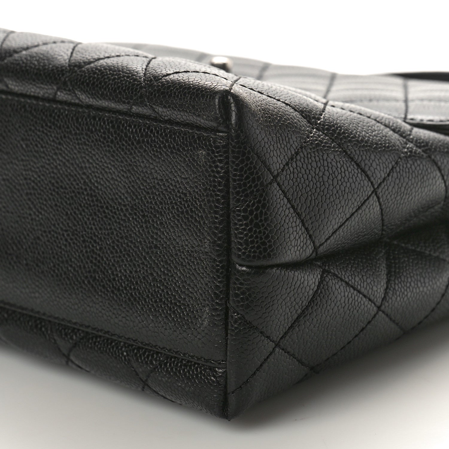 Chanel Caviar Quilted Jumbo Kelly Flap Black 10 of 10