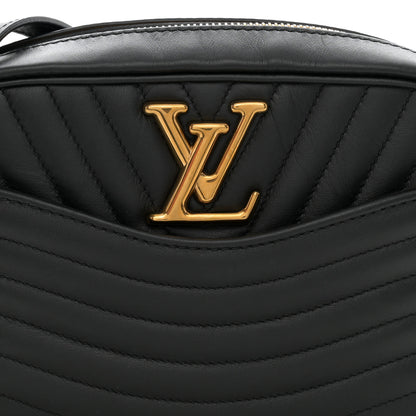 Louis Vuitton Calfskin New Wave Camera Bag Black 8 of 10