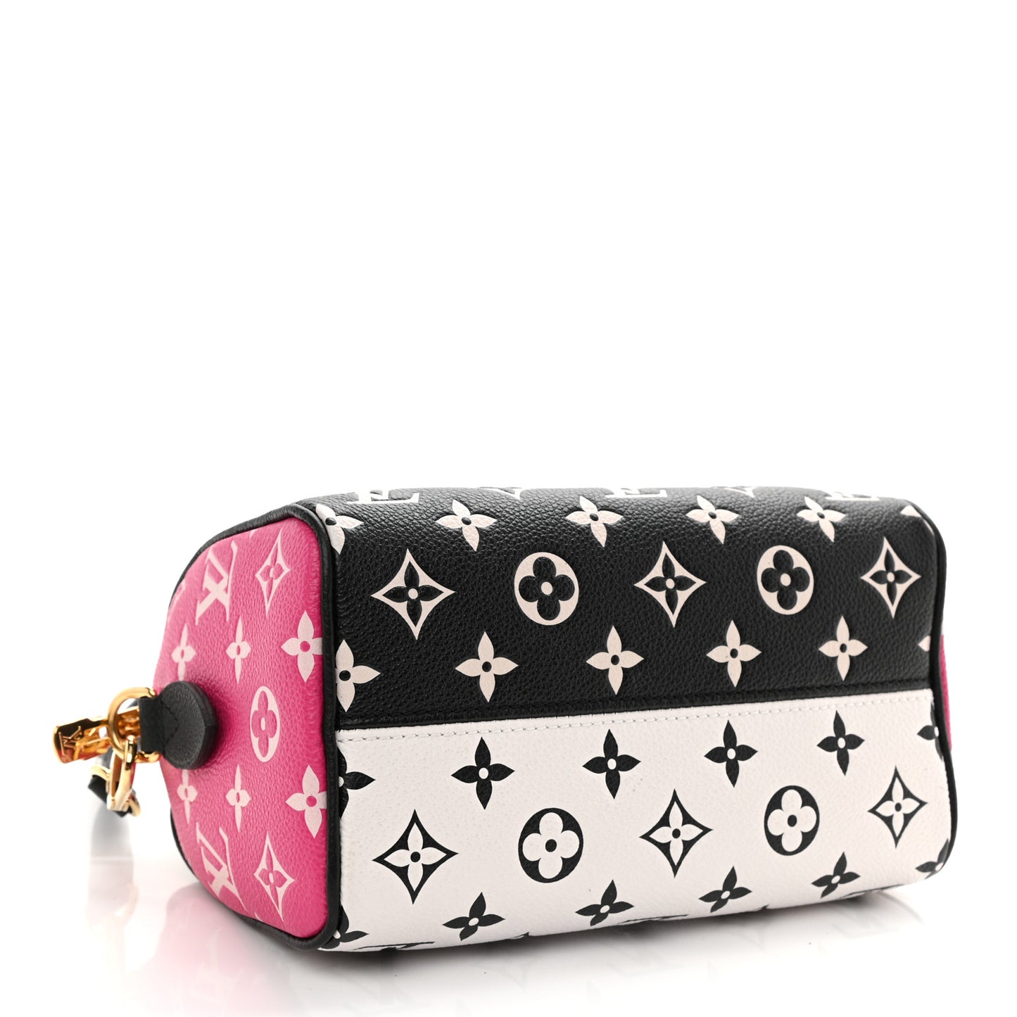 Empreinte Monogram Spring in the City Speedy Bandouliere 20 Black White Pink