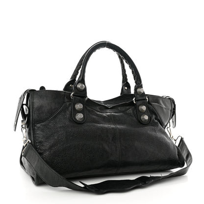 Balenciaga Agneau Giant 21 Silver Hardware Part Time Black 3 of 12