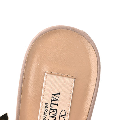 Valentino Garavani Patent Nappa Rockstud Ankle Strap 100mm Pumps 37.5 Black Poudre 11 of 12