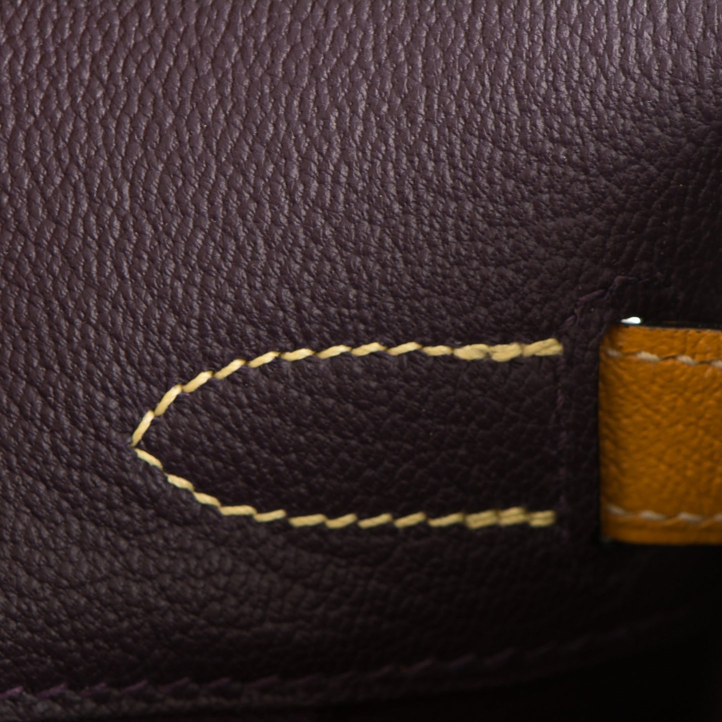 Chevre Mysore Horseshoe Birkin 30 Curry Raisin