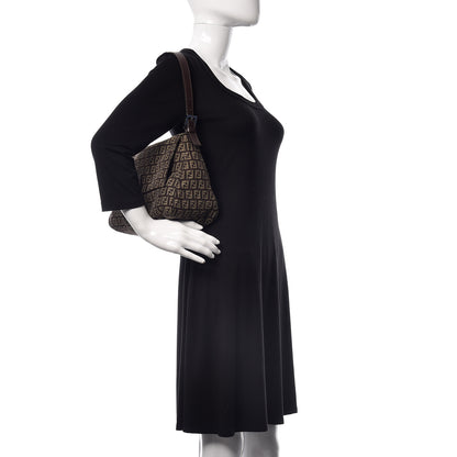 Fendi Zucchino Vitello Mama Baguette Mogano Panna Bruciato 2 of 10