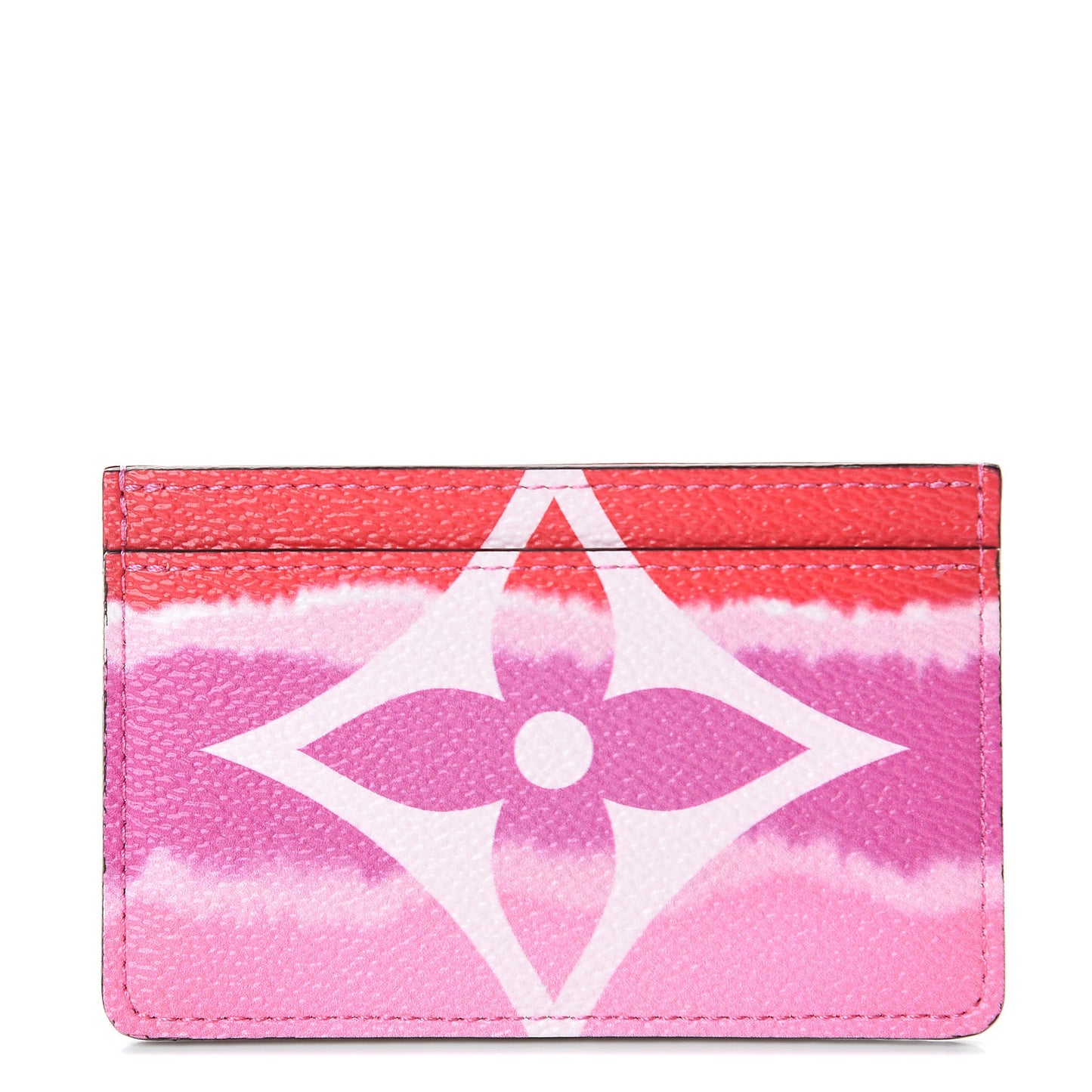 Monogram Escale Card Holder Rouge