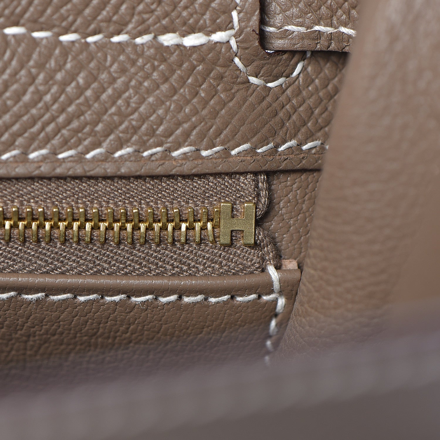 Hermes Epsom Kelly Sellier 32 Etoupe 25 of 37