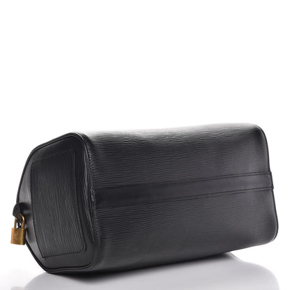 Louis Vuitton Epi Speedy 25 Black 4 of 9