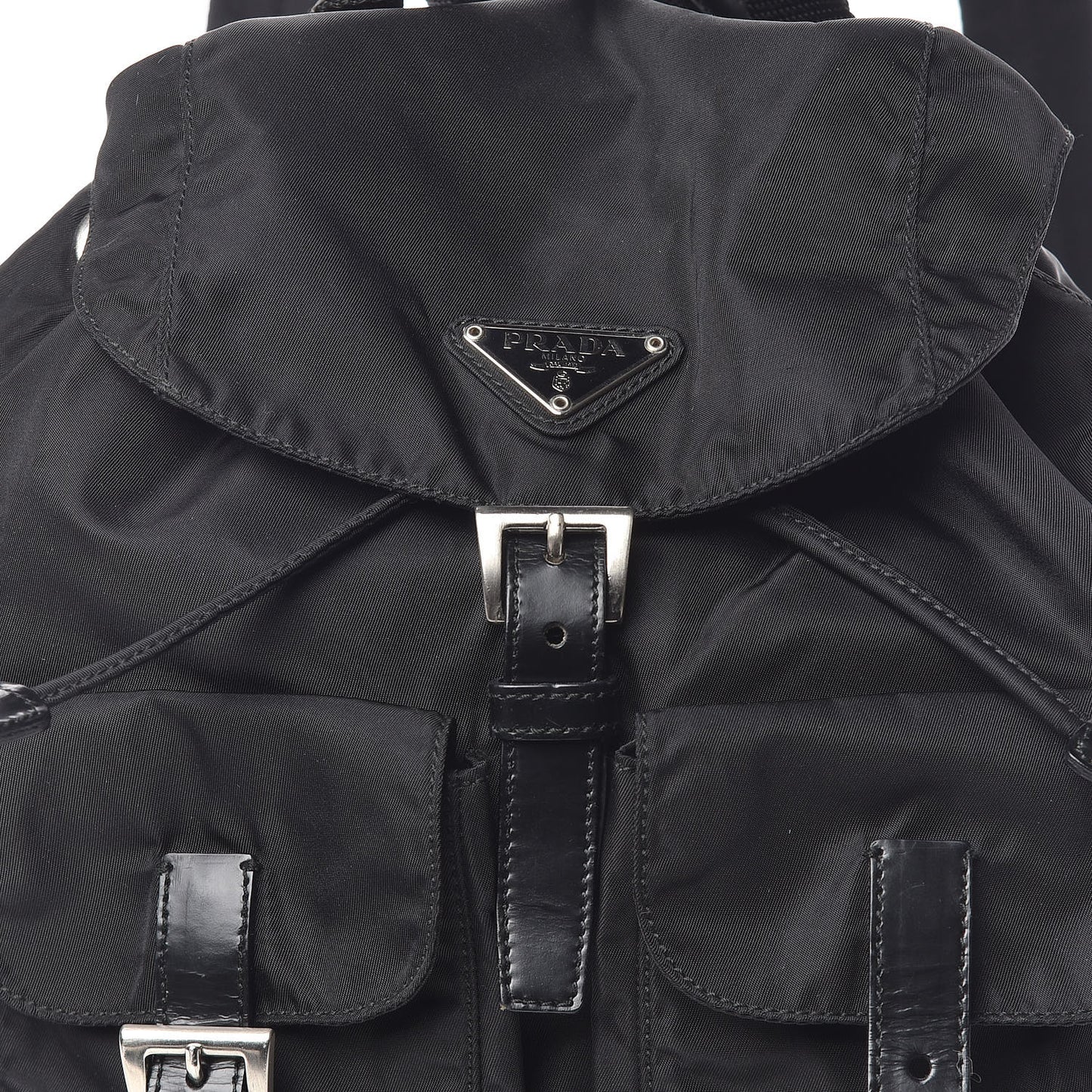 Tessuto Nylon Vela Small Backpack Black