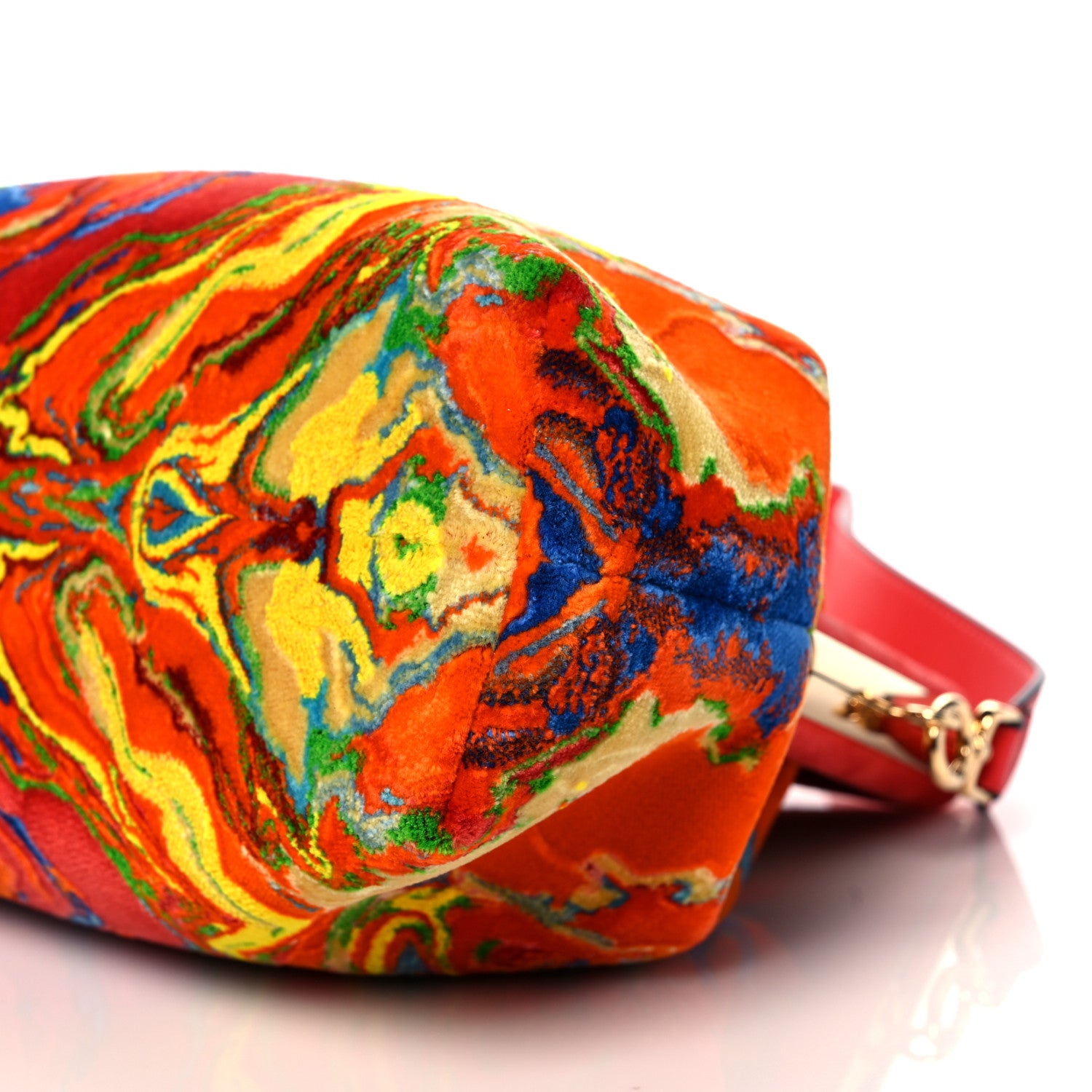 Fendi Velvet Marble Medium Fendi First Rosso Multicolor 8 of 10