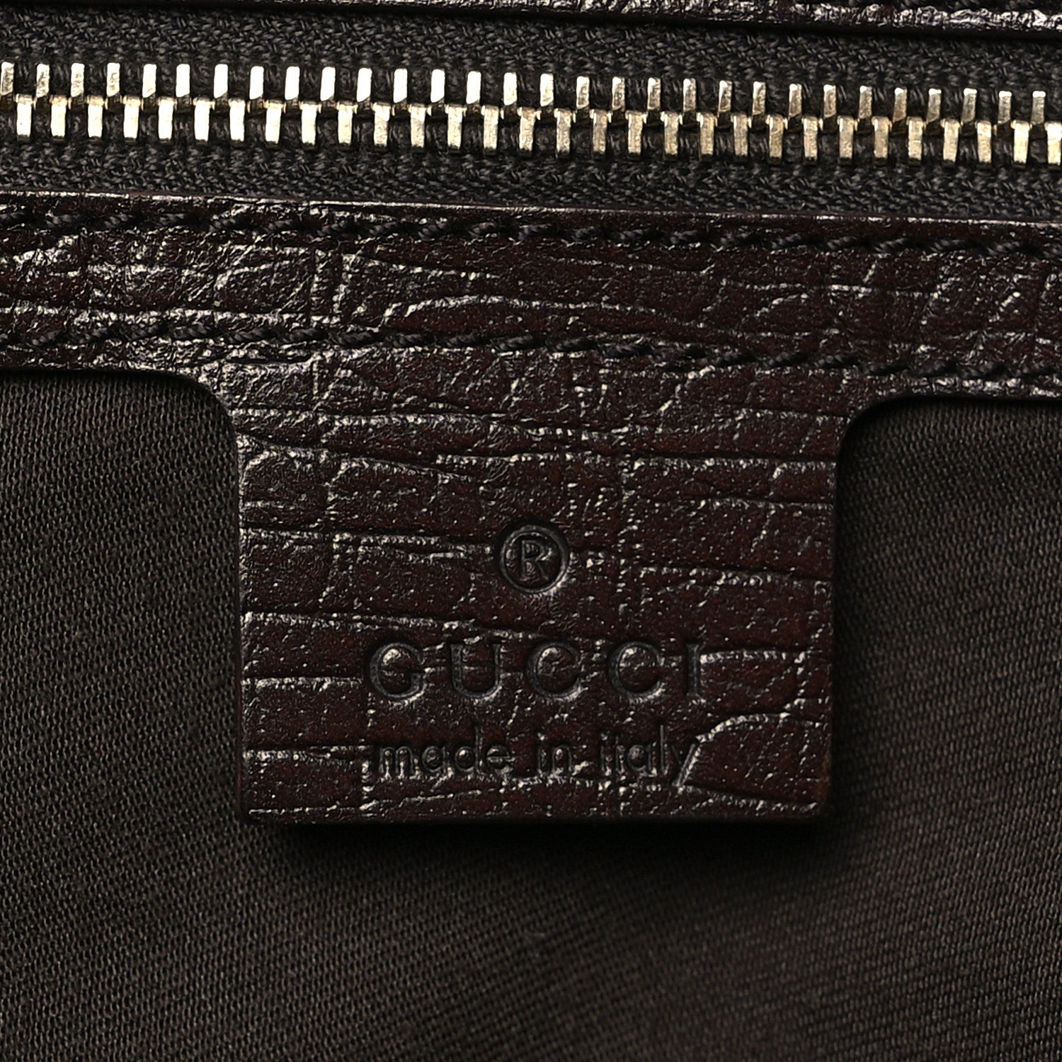 Gucci Monogram Medium Jolicoeur Tote Dark Brown 6 of 12