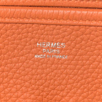 Hermes Taurillon Clemence Amazone Evelyne III PM Orange 10 of 18