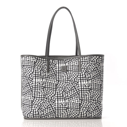 MCM Visetos Medium Reversible Shopper Tote Phantom Grey 9 of 14