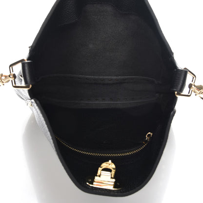 Valentino Garavani Pebbled Calfskin Small Rockstud Flip-Lock Messenger Bag Black 5 of 7