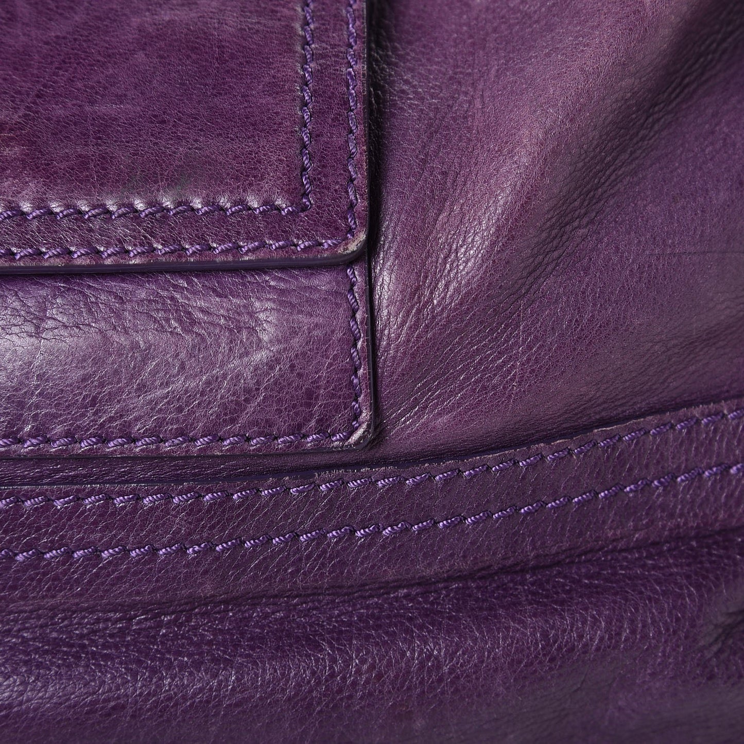 Sugar Goatskin Medium Pandora Dark Violet
