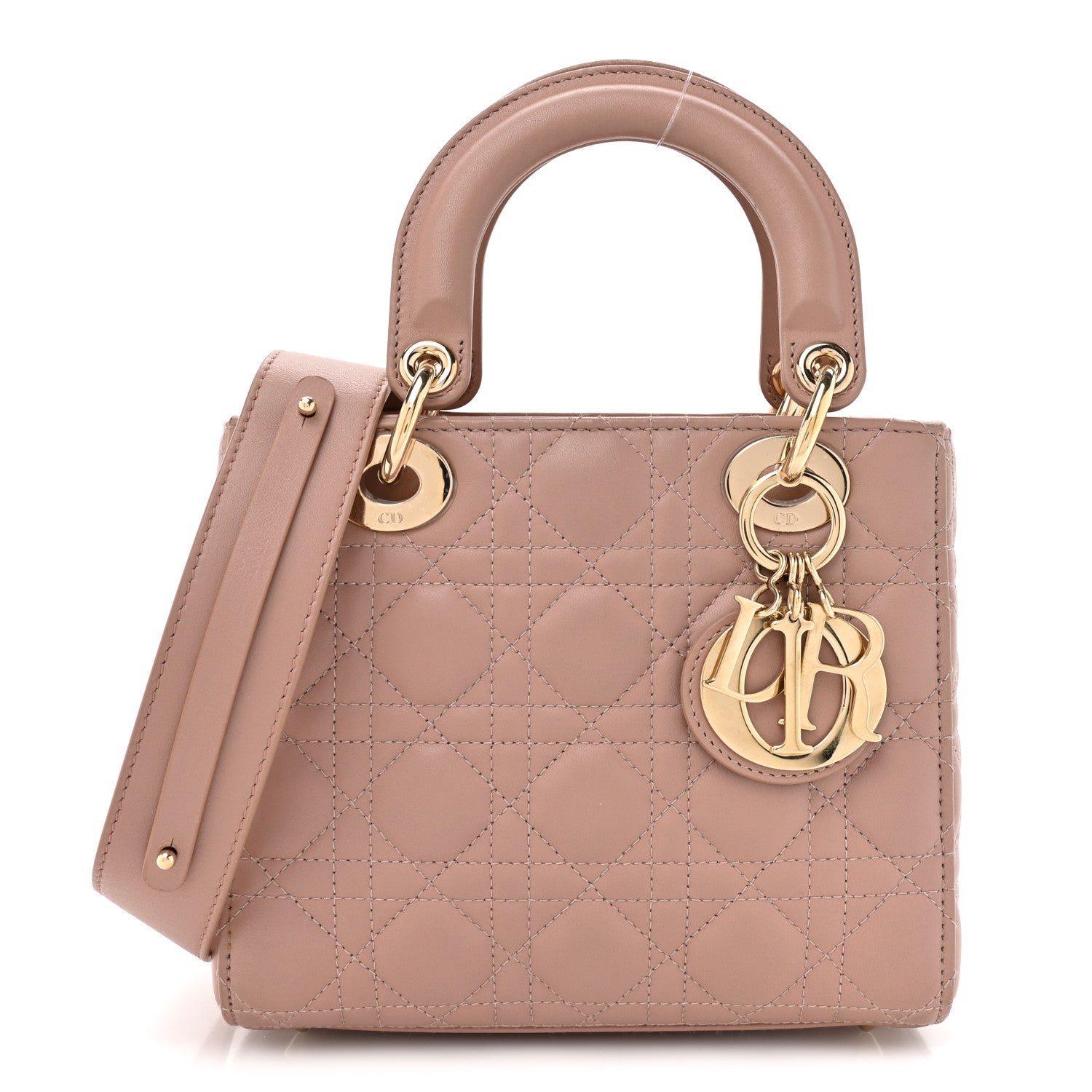 Christian Dior Lambskin Cannage Small My ABCDior Lady Dior Fard 1 of 17