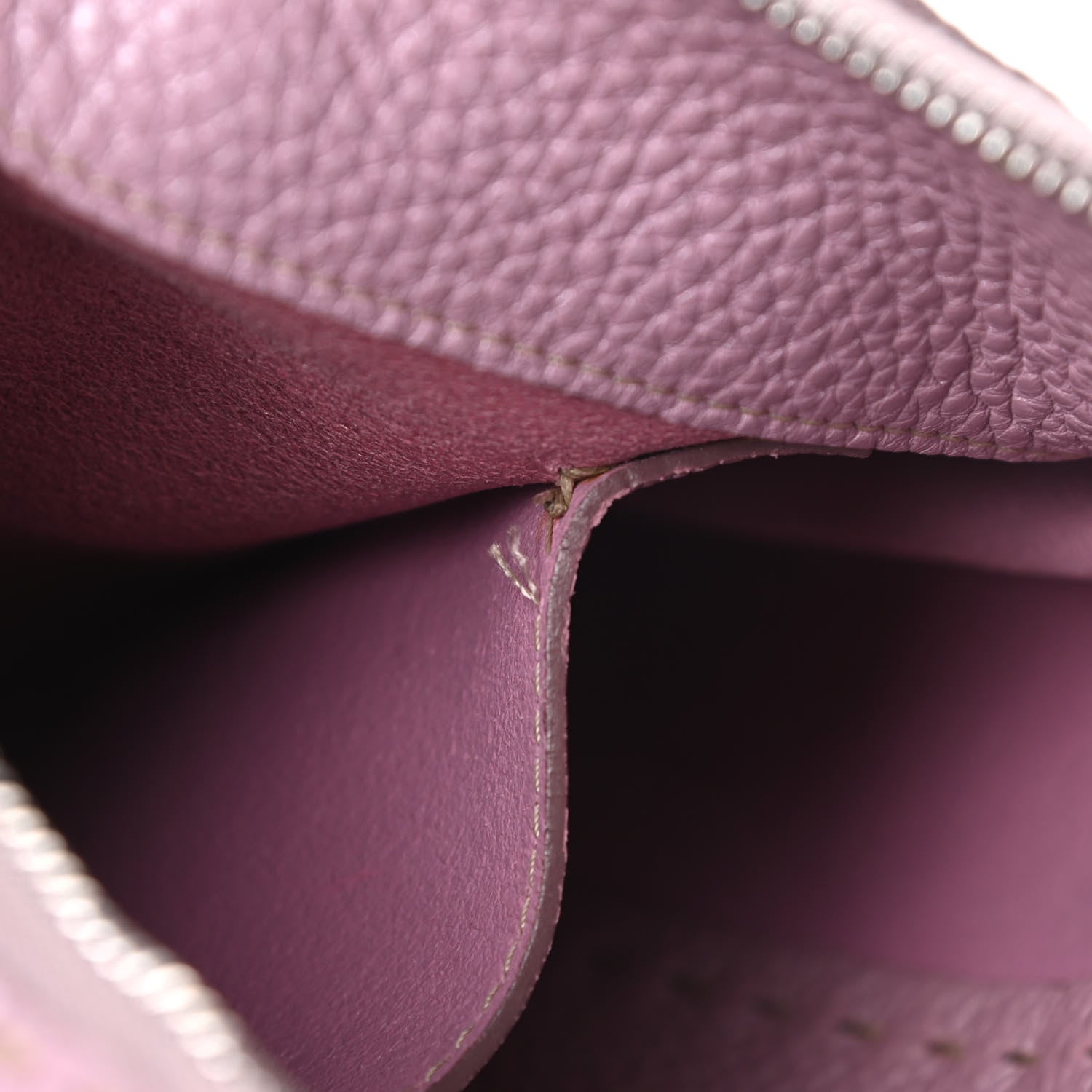 Fendi Metallic Calfskin Romano Selleria Hobo Light Purple 13 of 20