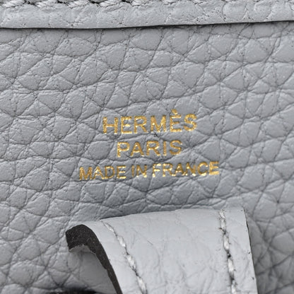 Hermes Taurillon Clemence Evelyne TPM Gris Pantin 6 of 10
