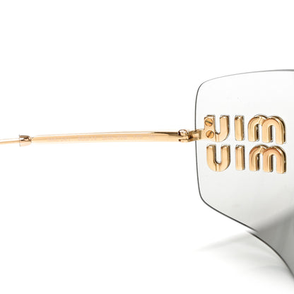 Miu Miu Metal Aube Sunglasses SMU54Y Light Gray 6 of 7